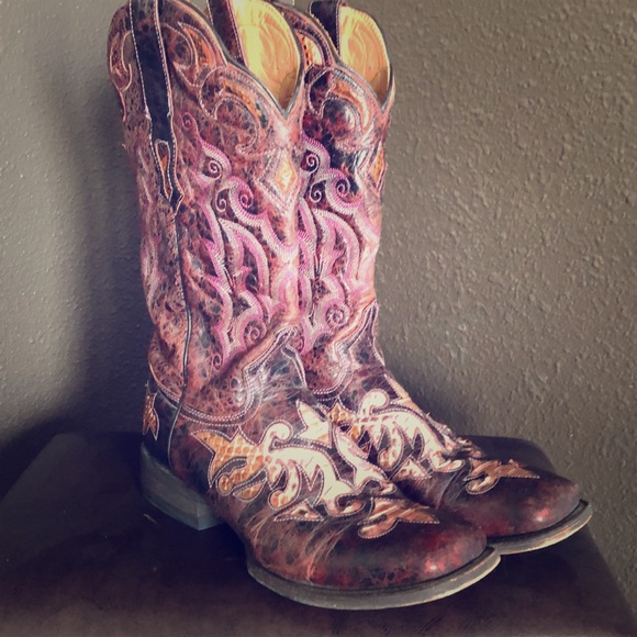 stetson snakeskin boots